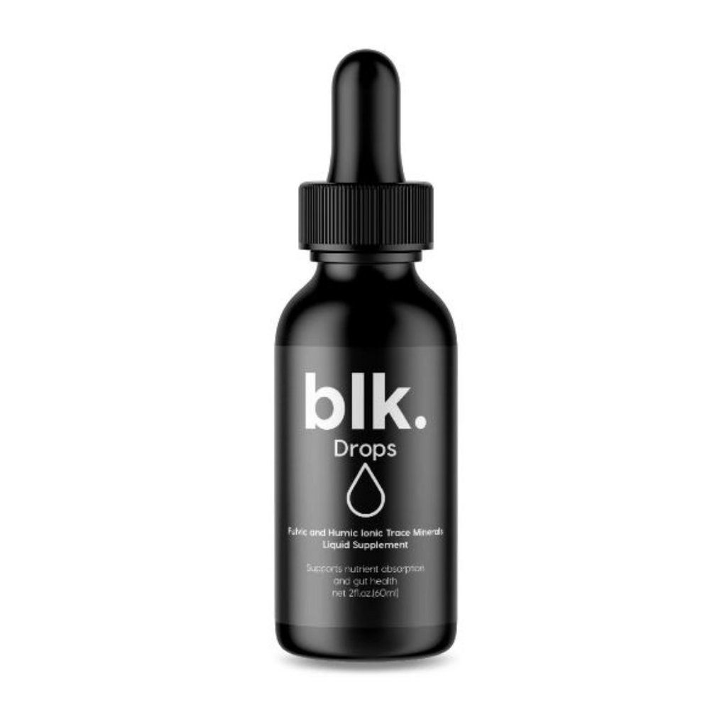 blk. Drops 2oz Concentrated Fulvic Charged